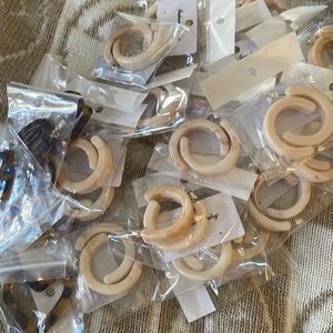 Resin earrings. NWT